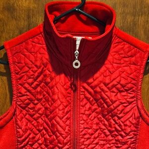 Barrage Red Vest Zip-Up Size Medium Women's/Ladies/Womans Vintage 1990's
